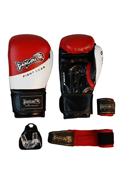 Dragondo 33044-P Jr Children's Boxing Glove Set (Gloves+Bandage+Mouthguard)