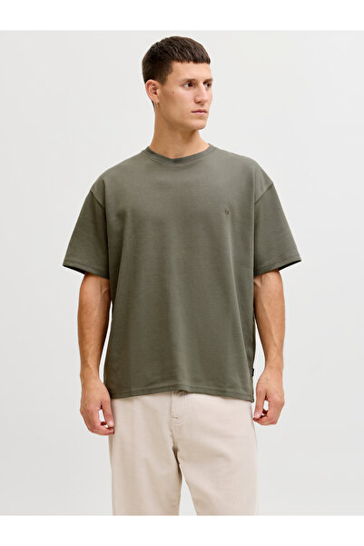 Jack & Jones Джак Джоунс Jprblaethan Ss Logo Tee Sn Мъжка каки тениска 122923...
