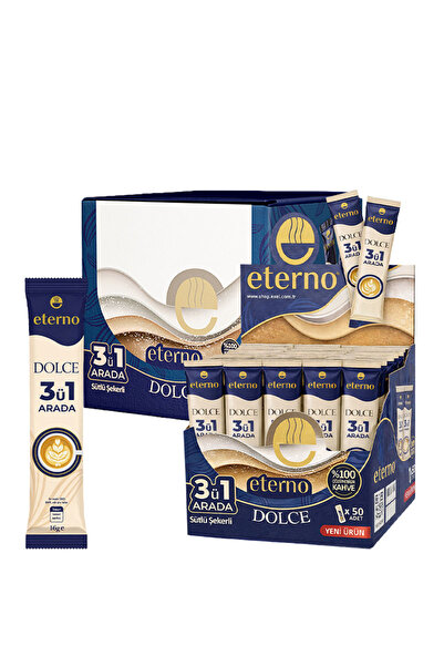 Eterno 3'ü 1 Arada Dolce Kahve 16g - 50'li Paket