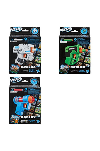 Nerf Set of 3 Roblox Microshots blasters