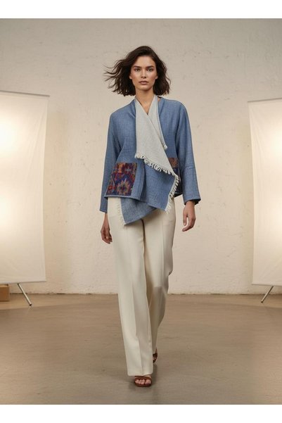 Su Koleksiyon Chaput Muslin Mini Cardigan
