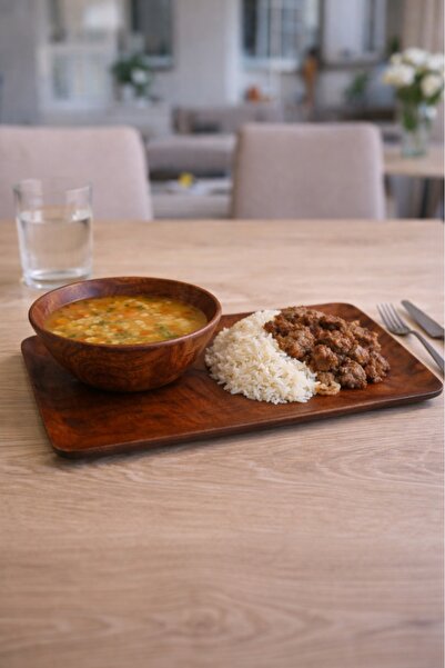 justwood 2 Li Ligna Wood Relief Melamine Presentation Set (16X26 Cm, 19 cm) S...