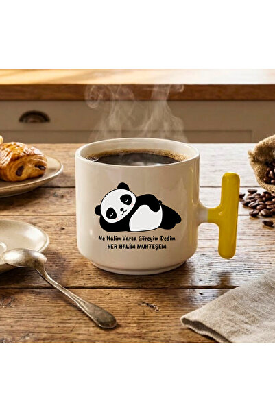 Finka Dekor Her Halim Magnificent Printed-Yellow t Gift Ceramic Mug Cup