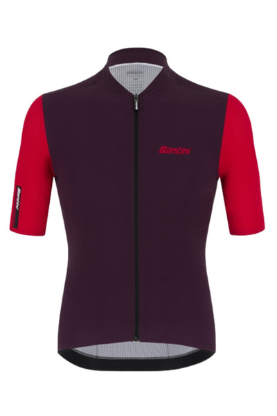 Santini Redux Vigor men's cycling jersey-Red-M