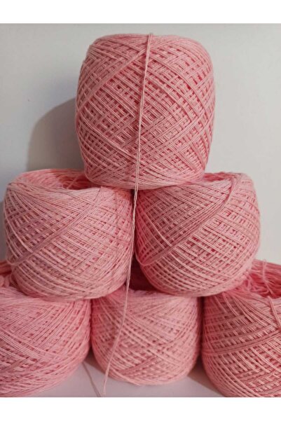 İPEK YÜN İPLİK DÜNYASI Koton (Bumbac) Fir de tricotat (Roz pudră) Croșetat 100gr