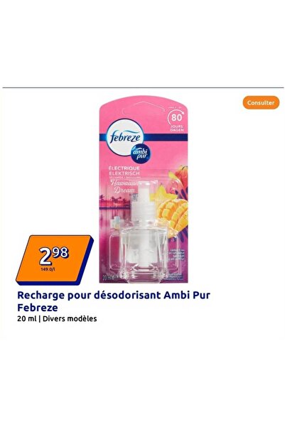 Febreze Пълнител за освежител за въздух Ambi Pur