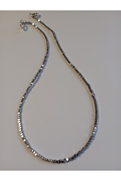 OEM Necklace with 2mm Hematite and clip closure