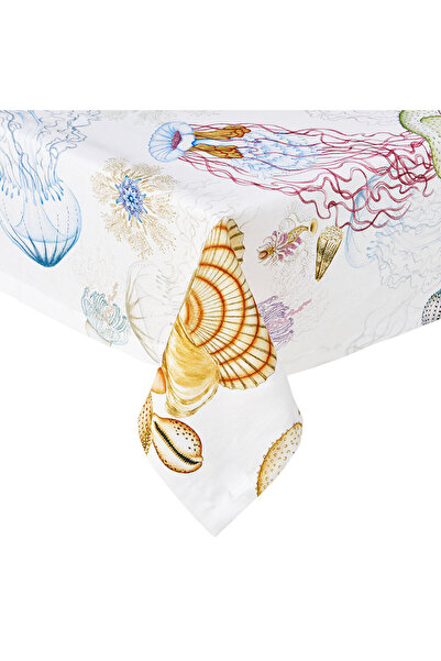 DECOMEX Square tablecloth JELLY 85x85cm white