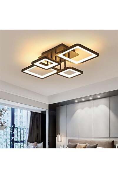 Dotail Όμορφος μοντέρνος πολυέλαιος LED, 62 x 40 cm, 54W, ρυθμιζόμενος με τηλ...