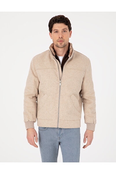 Pierre Cardin Cream Cashmere Coat 50312084-Vr071