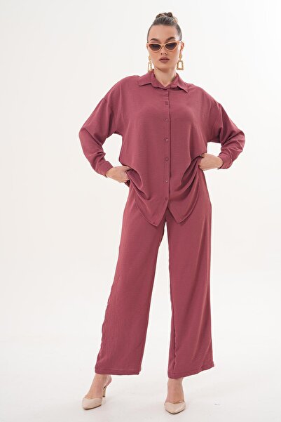 ŞİMAL Women's Ayrobin Suit with Trousers and Tunic 260185 -