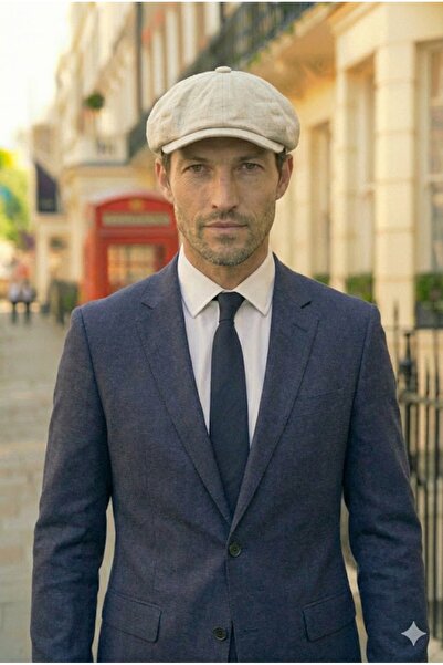 Belifanti Collection Muška kapa od kamena za leto Lan Britanski moderni stil ...