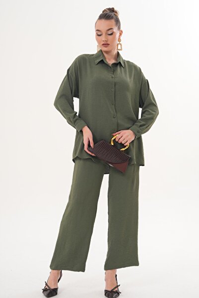 ŞİMAL Women's Ayrobin Suit with Trousers and Tunic 260185 -