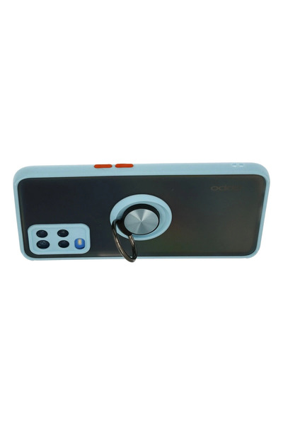 Epilons غطاء سيليكون A54 4G مع حلقة مونتريال - ثلجي