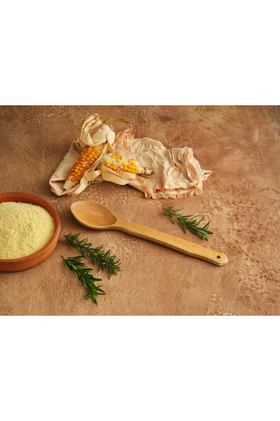 Hedisam 22 cm Luxury Wood Spoon Made of Varnished Hornbeam Wood – Shiny, Dura...