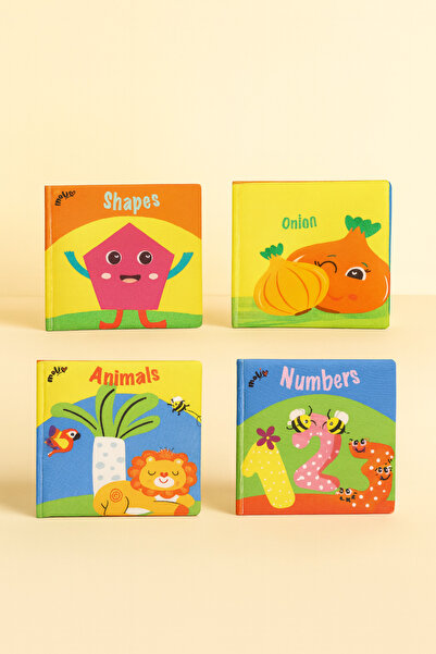 minidor Baby Book Numbers, Shapes, Animals, Vegetables Educational Activity B...