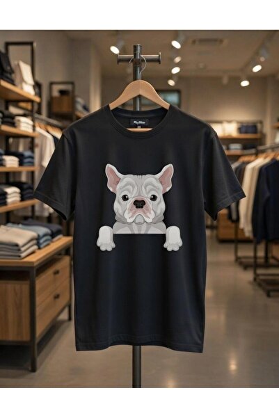 playwear Μπλουζάκι Buldoks με στάμπα σκύλου, 100% βαμβάκι, κανονική εφαρμογή