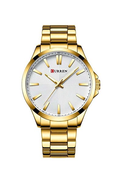 Curren Men's Stylish Analog Wrist Watch - 38 mm - Gold