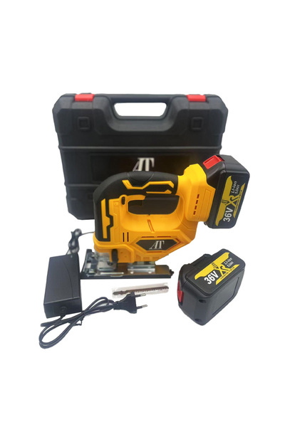 AT Performance ® 650W Pendulum Saw 2 36V Batteries Wood Cutting 80mm Metal 50...