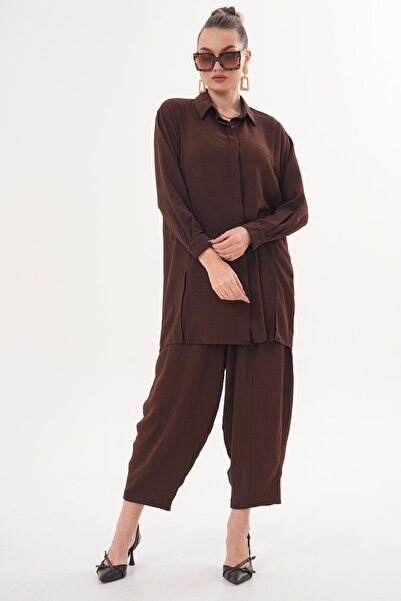 ŞİMAL Women's Cimalli Trousers and Tunics Ayrobin Set 260186 -