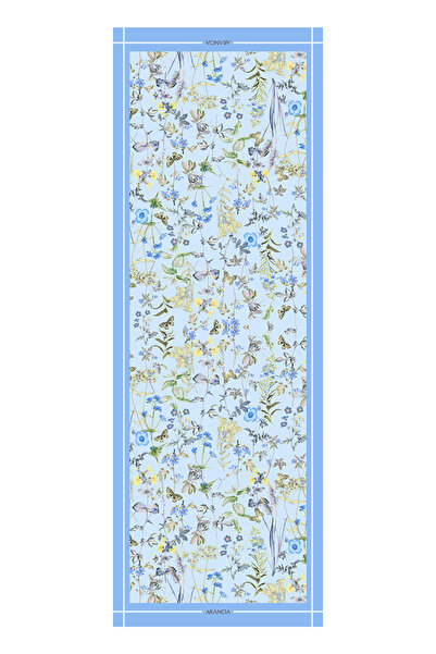 Arancia Șal albastru deschis 70X200 Pure Touch