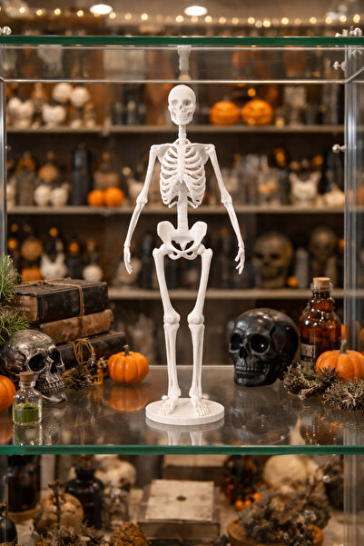 Mayah Concept Anatomik İnsan İskeleti Modeli 20 cm – Eğitici Mini Masaüstü Dekor