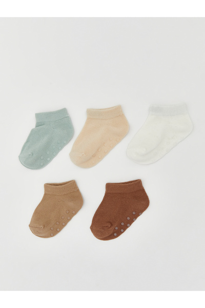 LC Waikiki Baby Boys' Trainer Socks 5-Pack