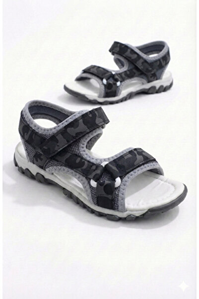 ORELİON Boys' Sports Sandals Single Velcro Lightweight Orthopedic Non-Slip So...