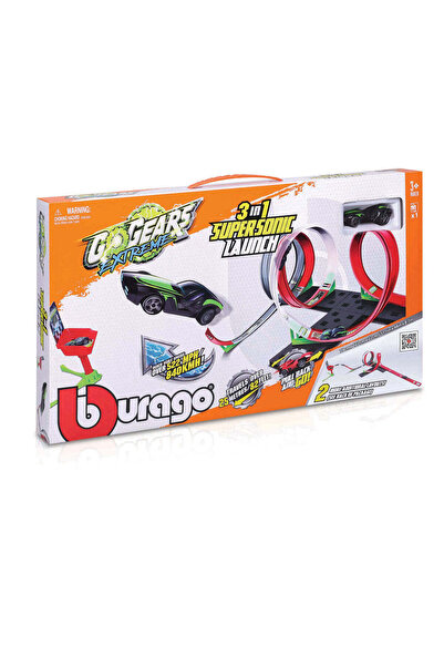 BBURAGO PISTA GO GEARS EXTREME SUPERSONIC LAU 1 MASINUTA BB 30533