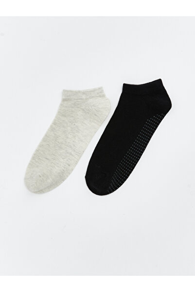 LC Waikiki Women's Flat Ankle Socks - Set of 2