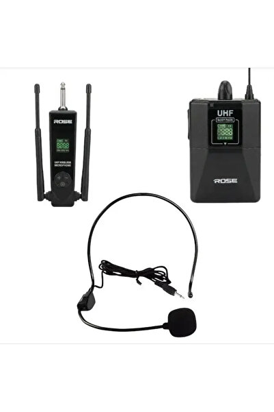 Rose R-201-KW Headset UHF Telsiz Mikrofon