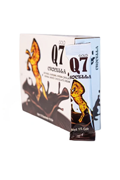 by asly معجون شوكولاتة جولد كيو 7، عبوة من 12 كيس (15 غرام لكل كيس) | أكياس م...