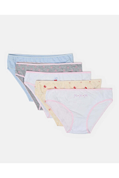 REDTAG Senior Girls Assorted 5 Piece Bikini Pack