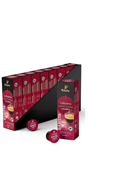 Tchibo Box of 10 Cafissimo Caffe Crema Barista Colombia coffee capsules, 8 pc...