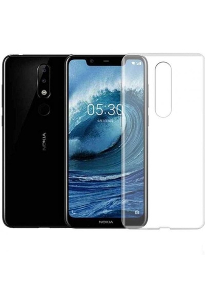 Nokia UltraSlim 0.5mm Silicone Case for 5.1 Plus (2018) / X5 – Transparent, E...