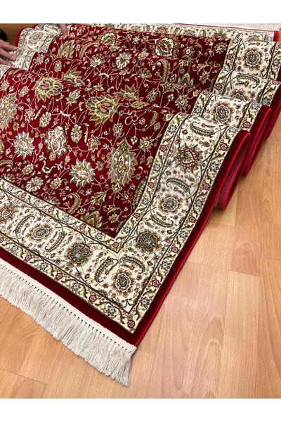 MEVLANA BAZAAR Floral Desenli 100 x 300 Lüks Yolluk