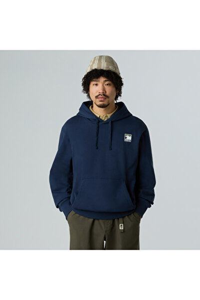 THE NORTH FACE Mountain Logo Relaxed Erkek Kapüşonlu Sweatshirt
