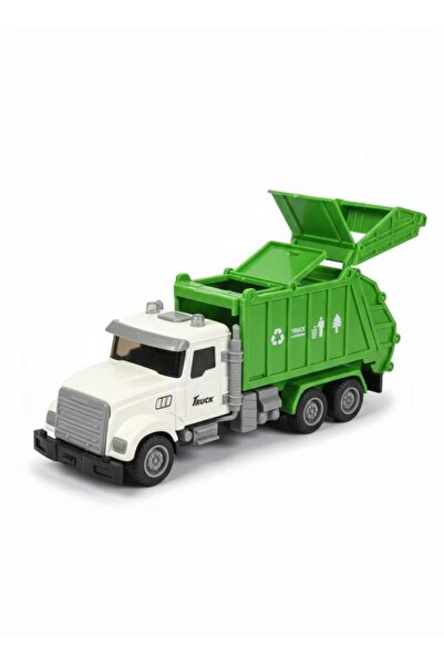 Tıfıl Toys 1:32 Ölçek Işıklı Sesli Oyuncak Çöp Kamyonu
