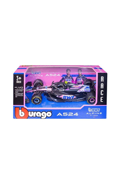 BBURAGO 1/43 F 1 BWT ALPINE TEAM #10 PIERRE GASLEY CU CASCĂ