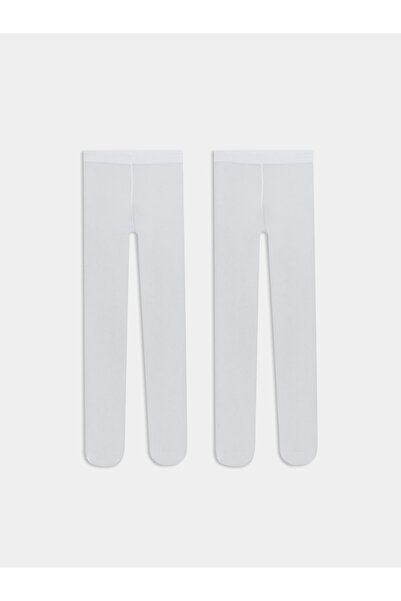 LC Waikiki Glitter Girls' Thin Tights 2 Pack