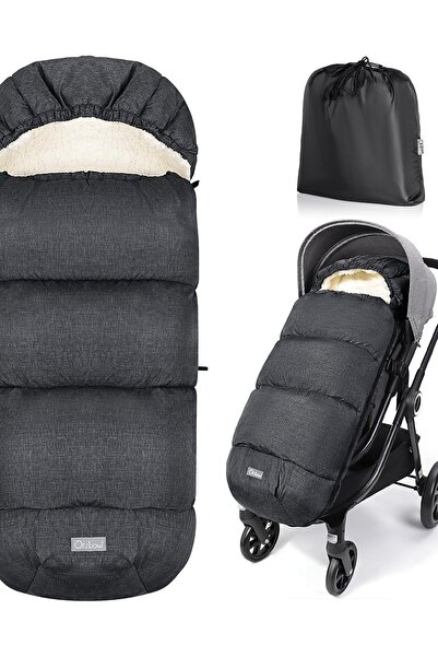 Dotail Orzbow stroller cover, universal, warm fleece lining, waterproof mater...