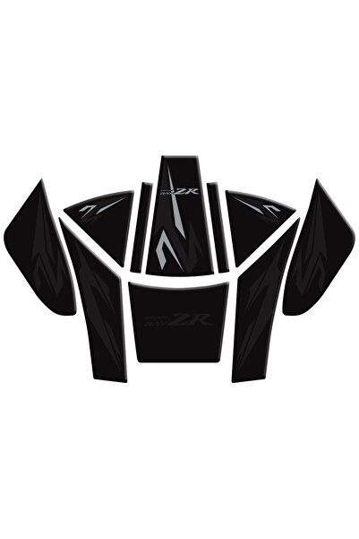 Redline Grafik RayZR Siyah Gri Tank Pad Set