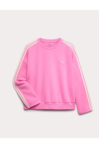 Marks & Spencer Pamuk Karışımlı New York City Baskılı Sweatshirt (6-16 Yaş)