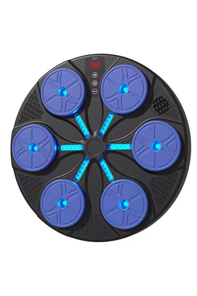 Andowl Țintă de box cu difuzor încorporat, bluetooth, iluminare LED, mănuși i...