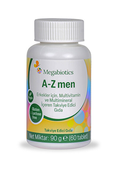 Megabiotics A-Z Men — Erkekler İçin Multivitamin & Multimineral
