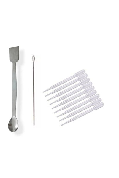 adin tasarım Mum Seti 12li Fitil Delme Aparatı ve Eritme Kaşığı Pastör Pipeti...