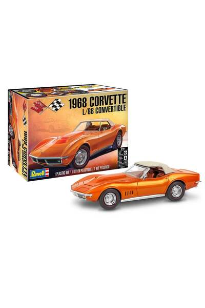 REVELL Model Kit Corvette L-88 Roadster 1968 Scale 1:25