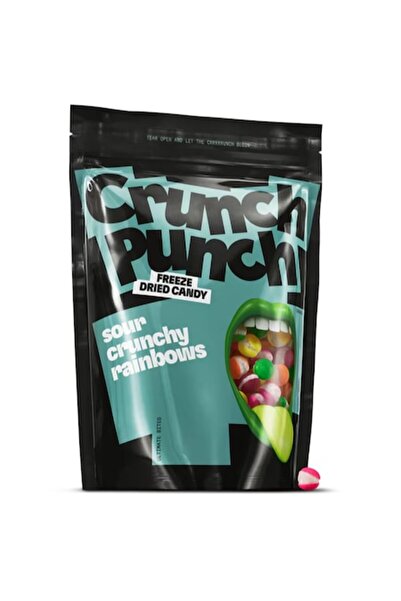 crunch Punch Sour Crunchy Rainbows Freeze Dried Candy, 50 g