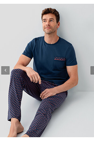 Arnetta Men'S, 100% Cotton, (Socks as a Gift), Pajama Set