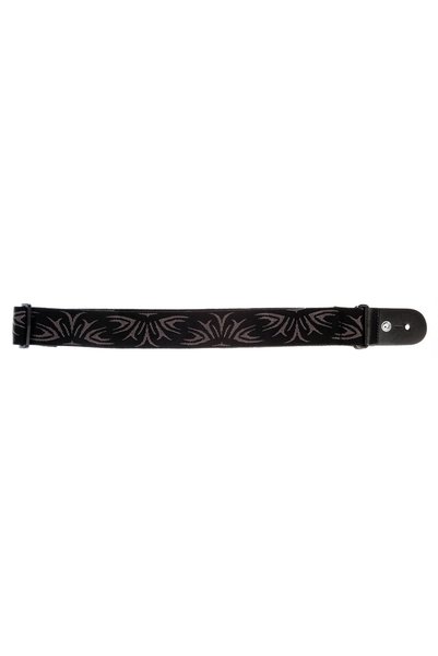 Generic Brand Planetwaves 50F078 Guitar Strap, 50mm Woven, Blk/Gray Tattoo